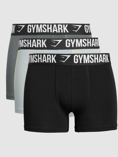 Gymshark Gymshark Boxer Brief 3PK - Black/Pitch Grey/Light Grey