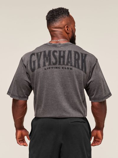Gymshark Gymshark Heritage Washed T-Shirt - Grey