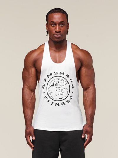 Gymshark Gymshark Legacy Stringer - White