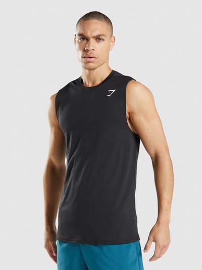 Gymshark Gymshark Arrival Sleeveless Tee - Black