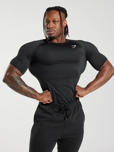 Gymshark Gymshark Element Baselayer T-Shirt - Black