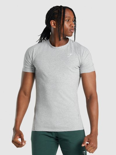 Gymshark Gymshark Critical 2.0 T-Shirt - Light Grey Marl