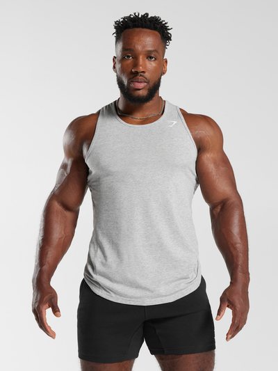 Gymshark Gymshark Critical Tank - Light Grey Marl