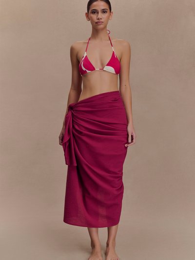 Meshki Evie Cotton Sarong - Wine