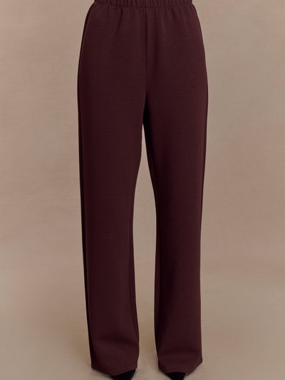 Meshki August Straight Leg Jogger - Chocolate
