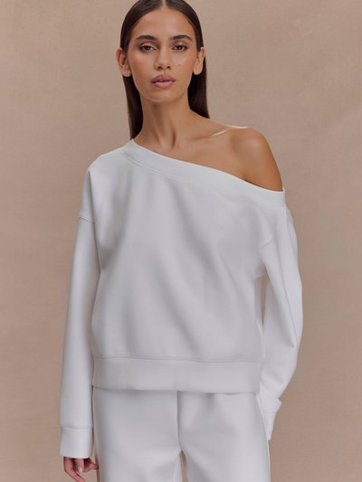 Meshki Aiden Slouchy Crew Jumper - Ivory