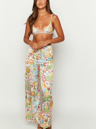 Beginningboutique Mykonos Euro Summer Print Pants