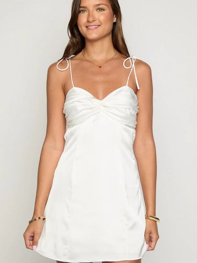 Beginningboutique Fifi White Mini Dress