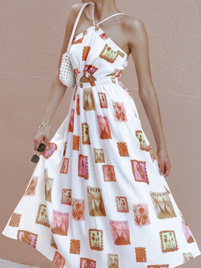 Petalandpup Madi Maxi Dress - White Multi