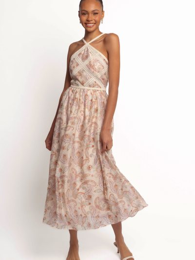 Petalandpup Ximena Midi Dress - Cream Multi