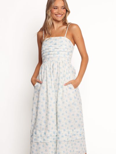 Petalandpup Lisette Midi Dress - Blue