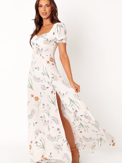 Petalandpup Franklin Maxi Dress - White Floral