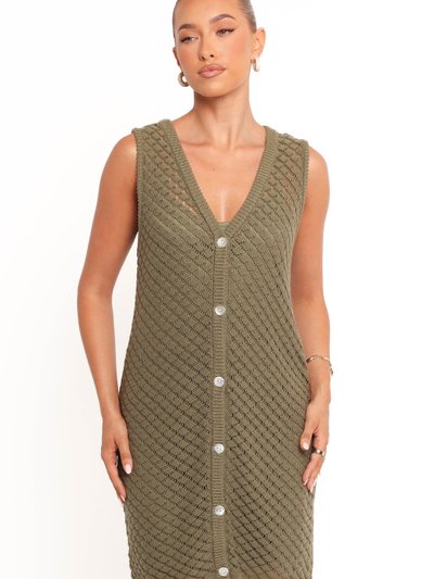 Petalandpup Luan Mini Dress - Olive