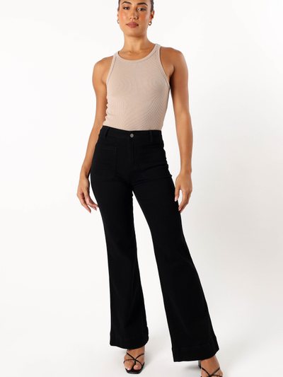 Petalandpup Nico Wide Leg Jean - Black