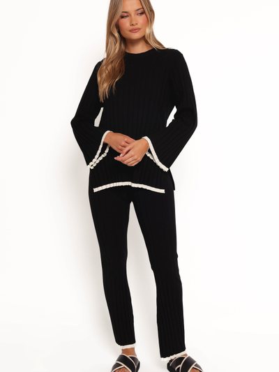 Petalandpup Dora Knit Pant - Black