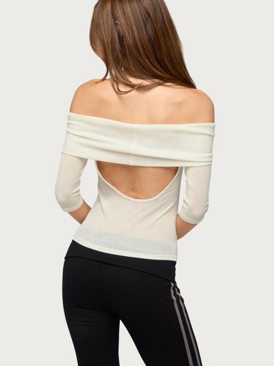 Edikted Thais Foldover Backless Top