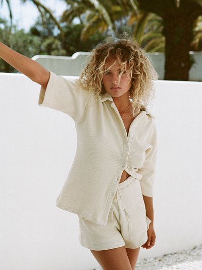 Saboskirt Kase Top - Oatmeal