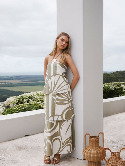 Saboskirt SAMPLE-Kya Dress - Palm