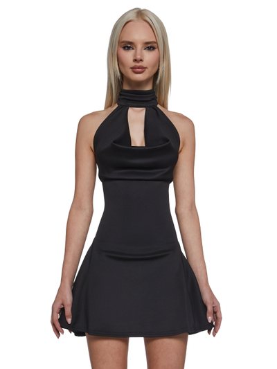 Dollskill Fearless Love Halter Dress - Black