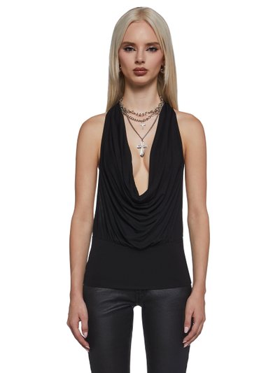 Dollskill Celeb Status Halter Top - Black