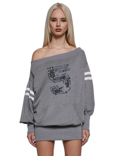 Dollskill Team Spirit Off The Shoulder Dress