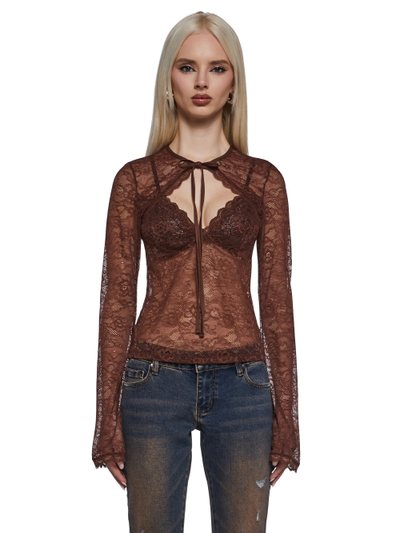 Dollskill Gossip Queen Top And Shrug Set