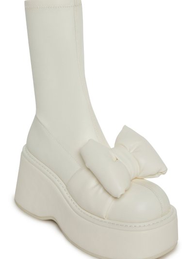 Dollskill Make It Mine Bow Booties - White