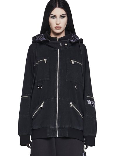 Dollskill Deeper Layers Washed Denim Jacket