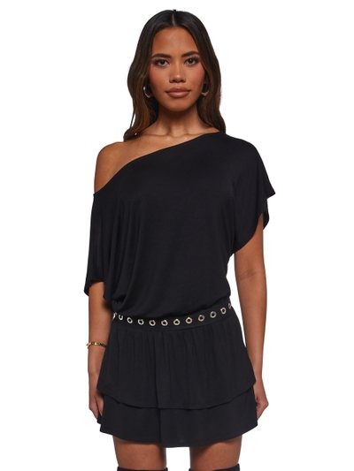 Dollskill Club Time Off The Shoulder Dress - Black