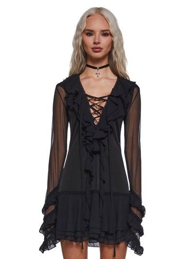 Dolls Kill Infinite Illusion Mesh Dress