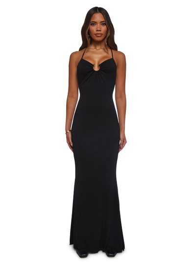 Dollskill Ego Black Maxi Dress