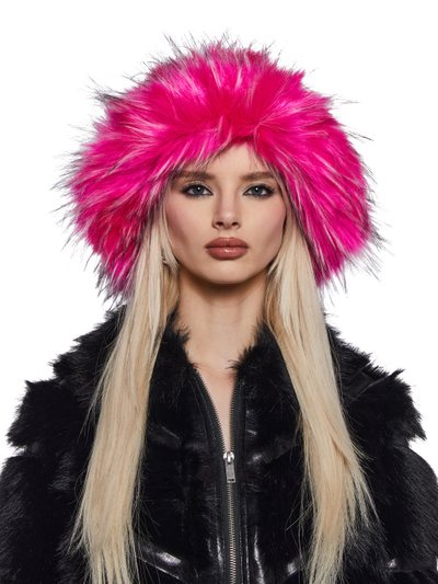 Dollskill Flirty Fuzzy Bucket Hat - Pink