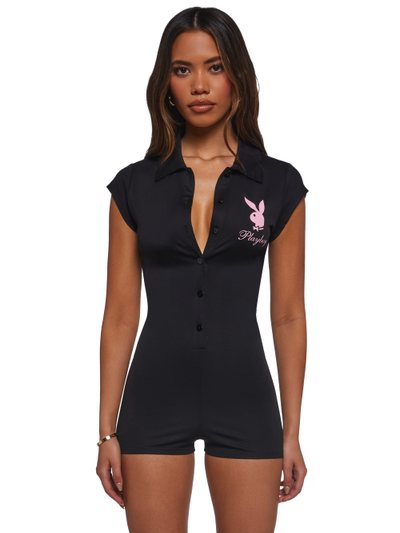 Dollskill Playboy Short Sleeve Romper