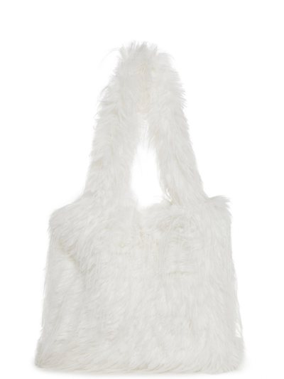 Dollskill Star Dream Faux Fur Shoulder Bag - White