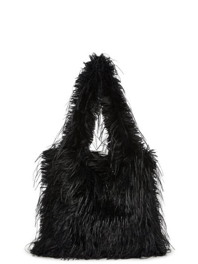 Dollskill Star Dream Faux Fur Shoulder Bag - Black