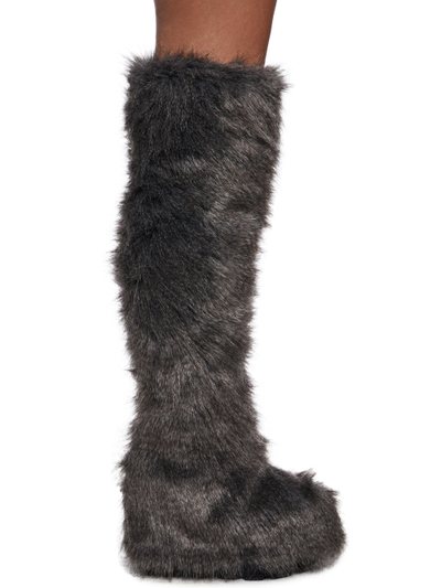 Dollskill Wild Instincts Thigh High Boots - Gray