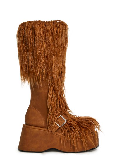 Dollskill For Good Faux Fur Boots - Brown