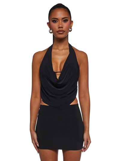 Dollskill Chart Topper Skirt Set - Black