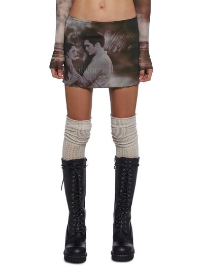 Dollskill My Life Now Mesh Mini Skirt