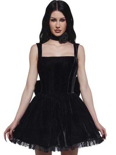 Dollskill Radiant Occasions Corset Dress - Black