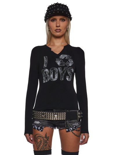 Dollskill Recycling Mood Long Sleeve Tee