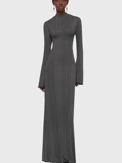 Killstar Drenched Grief Maxi Dress [Grey]