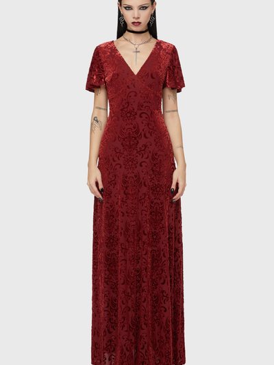 Killstar Crimson Bloodlust Maxi Dress