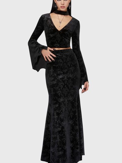 Killstar Yours Cruelly Maxi Skirt