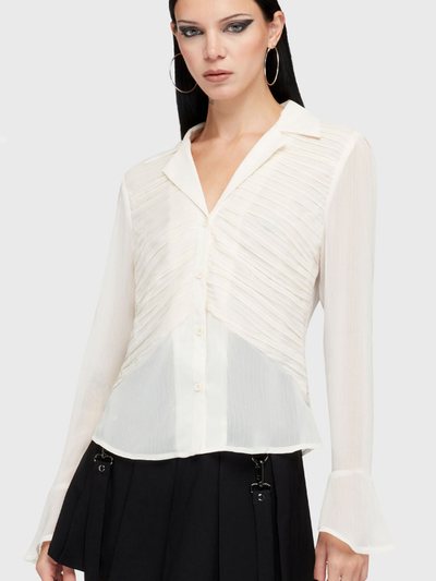 Killstar Evermore Eclipse Shirt [Ivory]