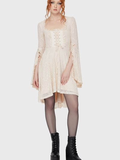 Killstar Killing Kisses Lace Maiden Dress [Ivory]