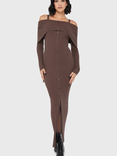 Killstar Dusk Empress Dress [Brown]