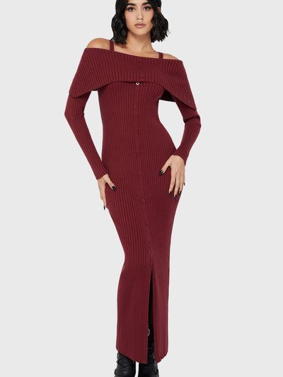 Killstar Dusk Empress Dress [Red]