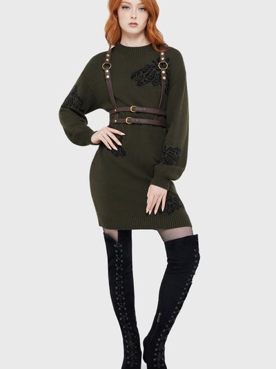 Killstar Moth Light Sweater Dress