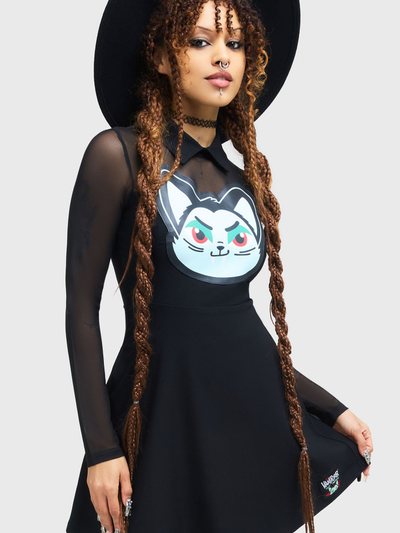 Killstar Feeling Fangtastic Skater Dress